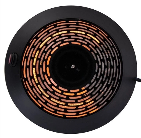 Infrared wall heater for bathroom