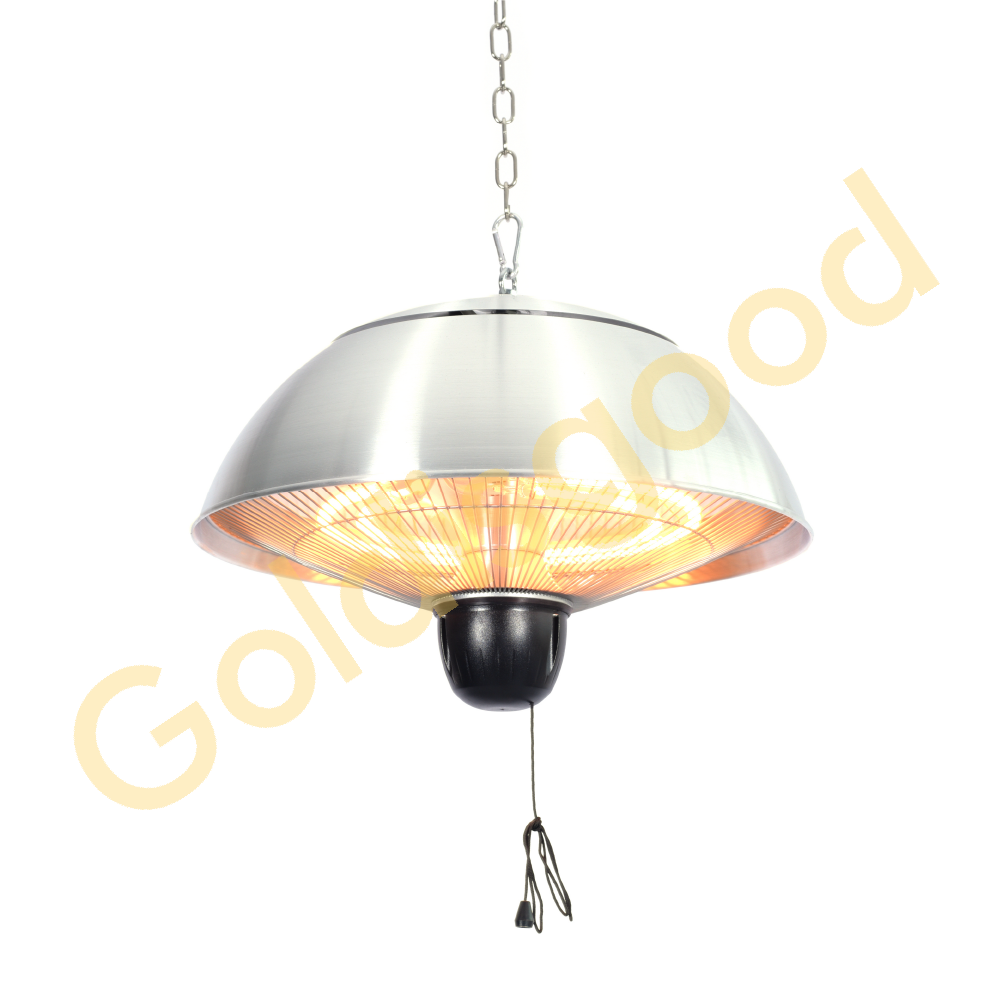 Wall mounted infrared patio heater
